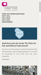 Mobile Screenshot of kenniscentrumvlaamsesteden.be